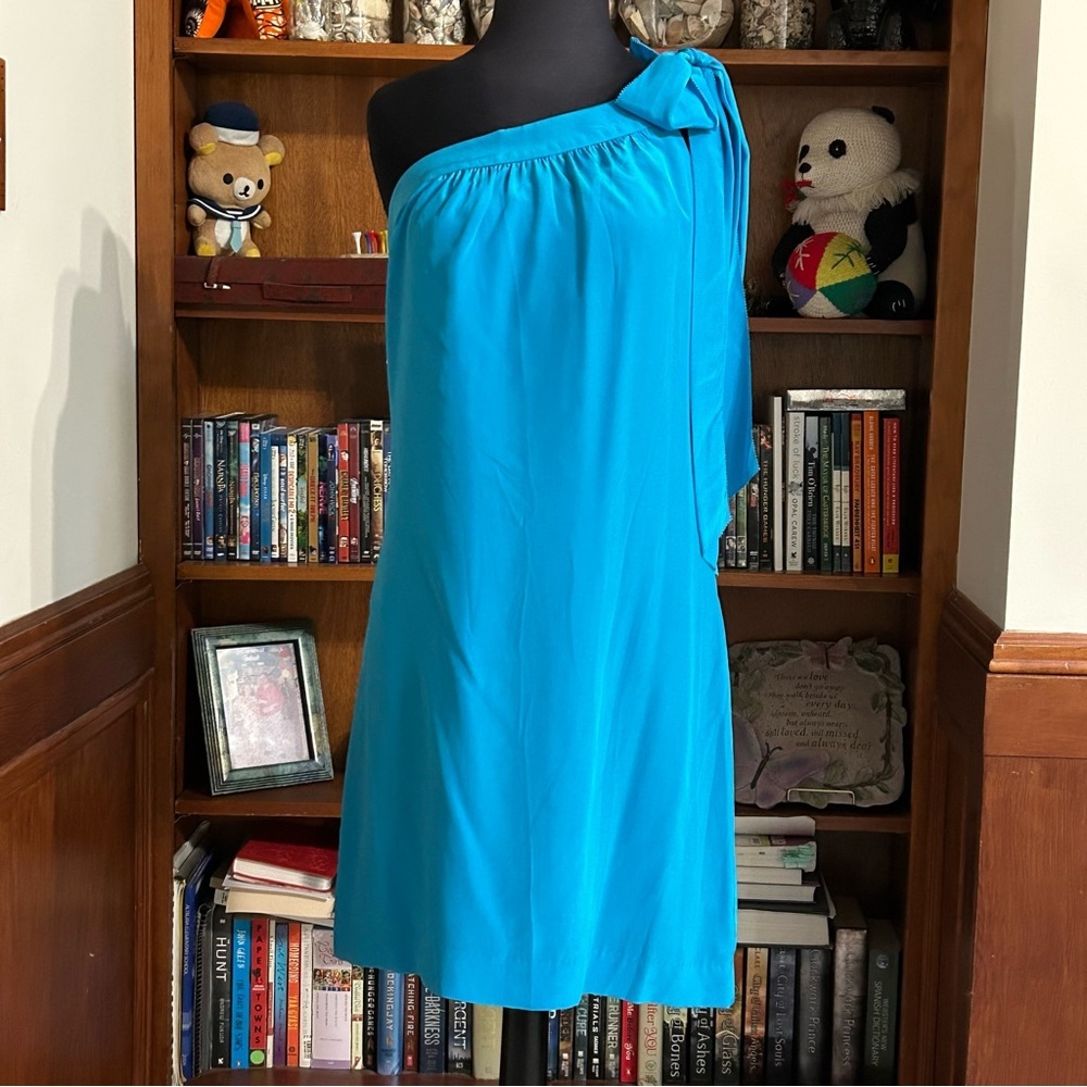 Banana Republic Trina Turk Collection One Shoulder Silk Dress - 6